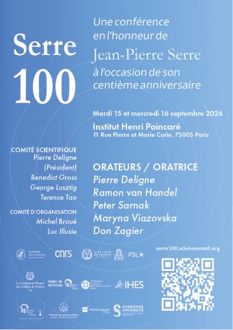 Affiche A3 conf&eacute;rence Serre 100